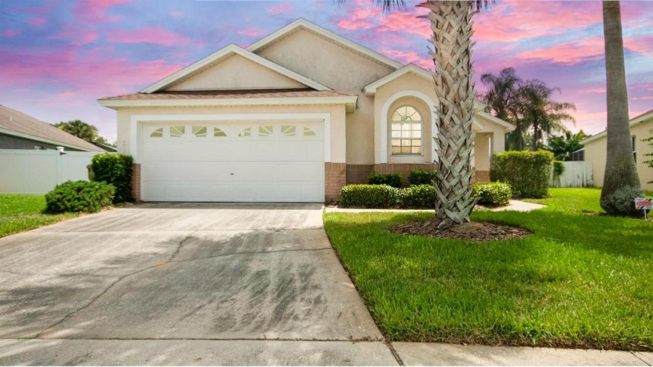Villa Pool Lighting Feature Private Fence Orlando Exterior foto